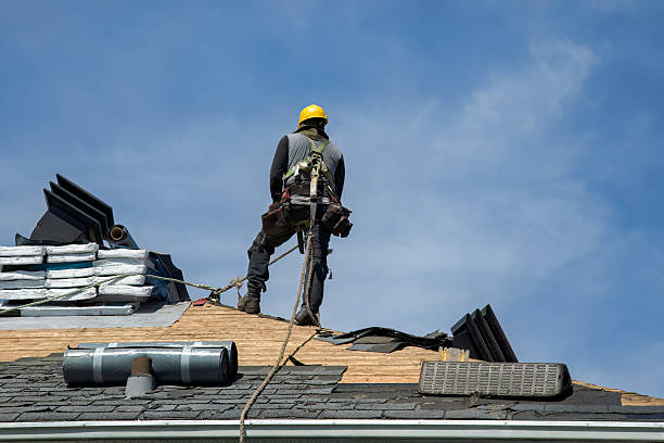 Professional Storm Damage Roof Repair technician working in Lafayette, CO